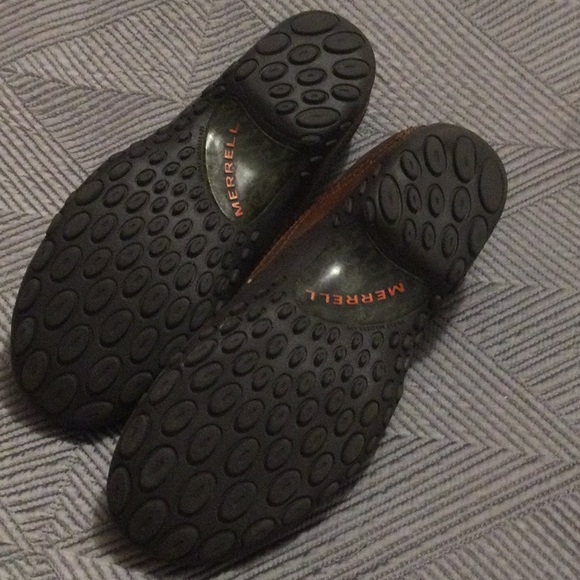 Merrell size 8 brown leather and suede Mary Jane shoes for women - Picture 9 of 11